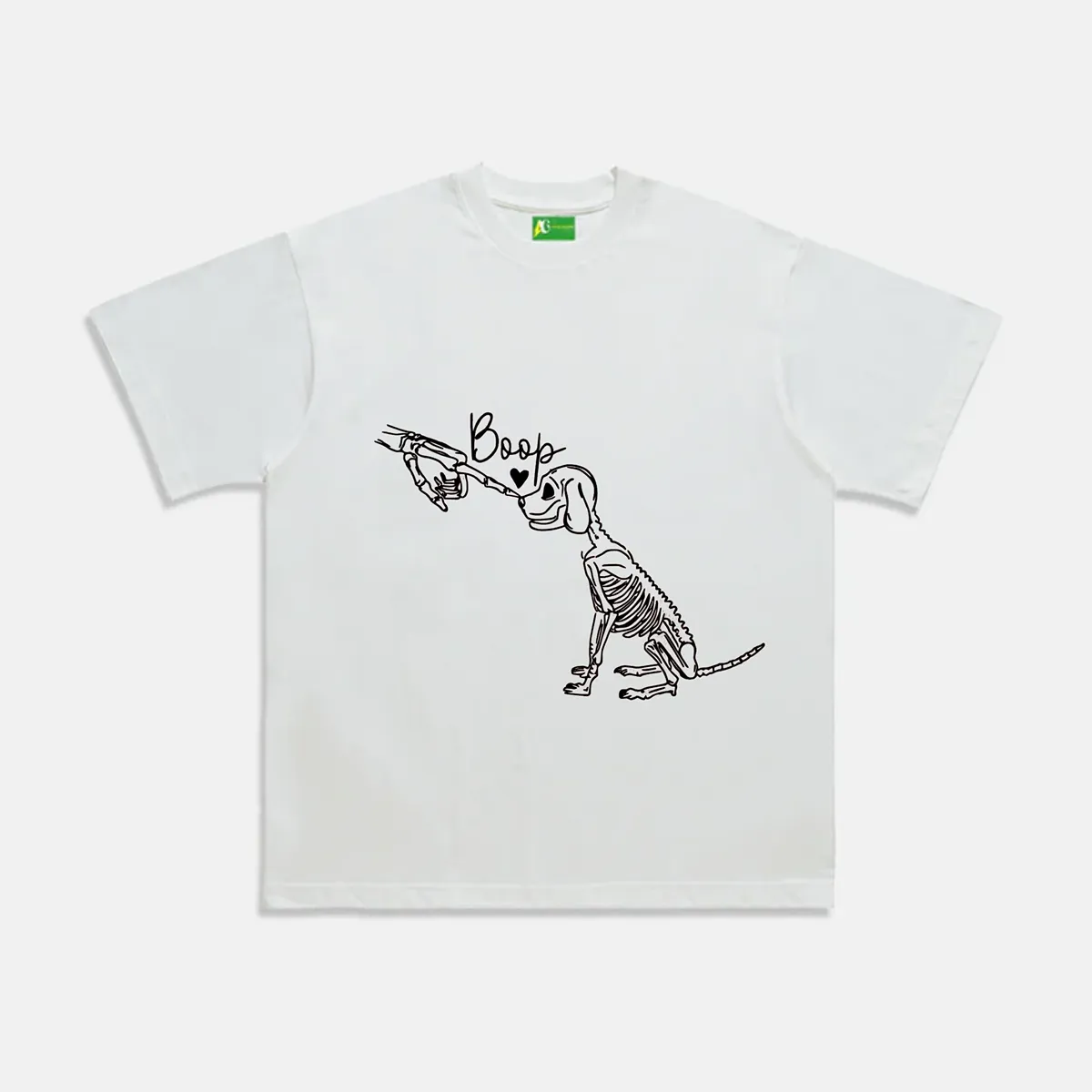 AG  Skeleton  Dog T-shirt