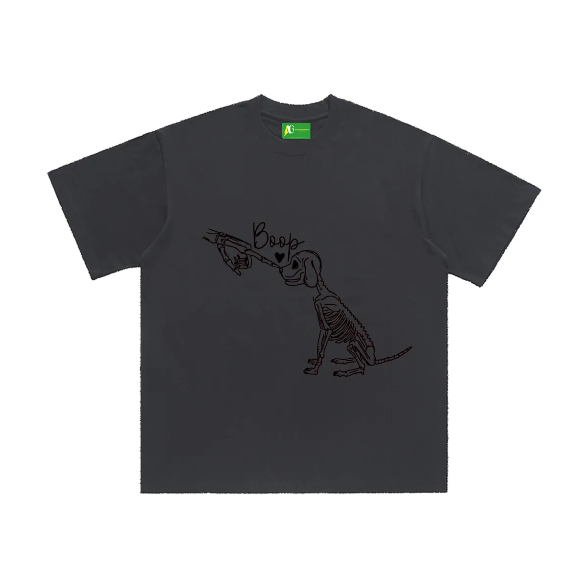 AG  Skeleton  Dog T-shirt