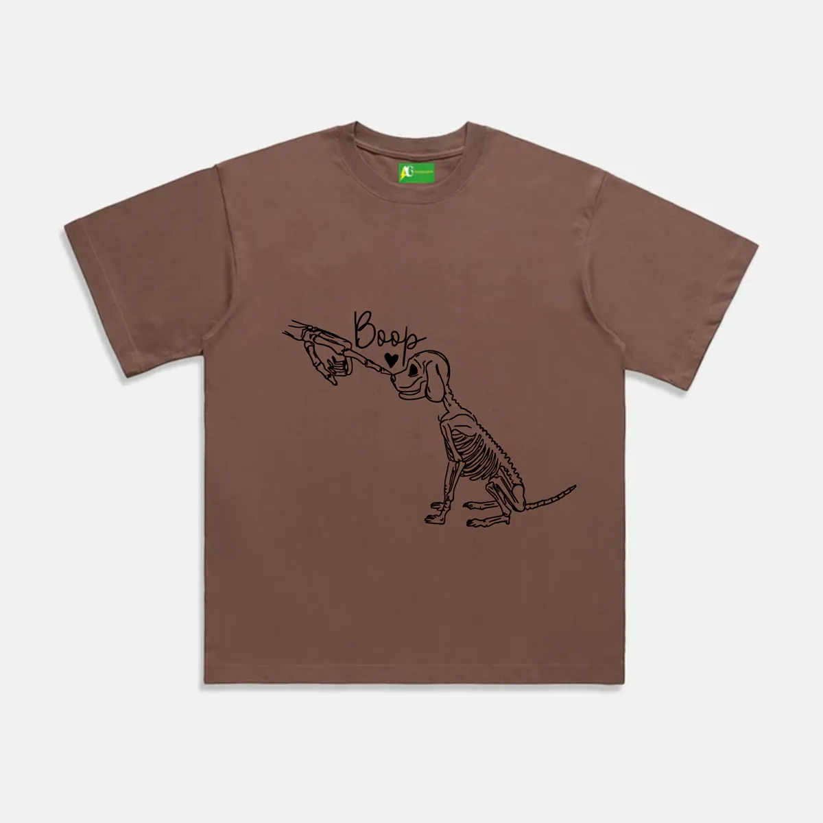 AG  Skeleton  Dog T-shirt