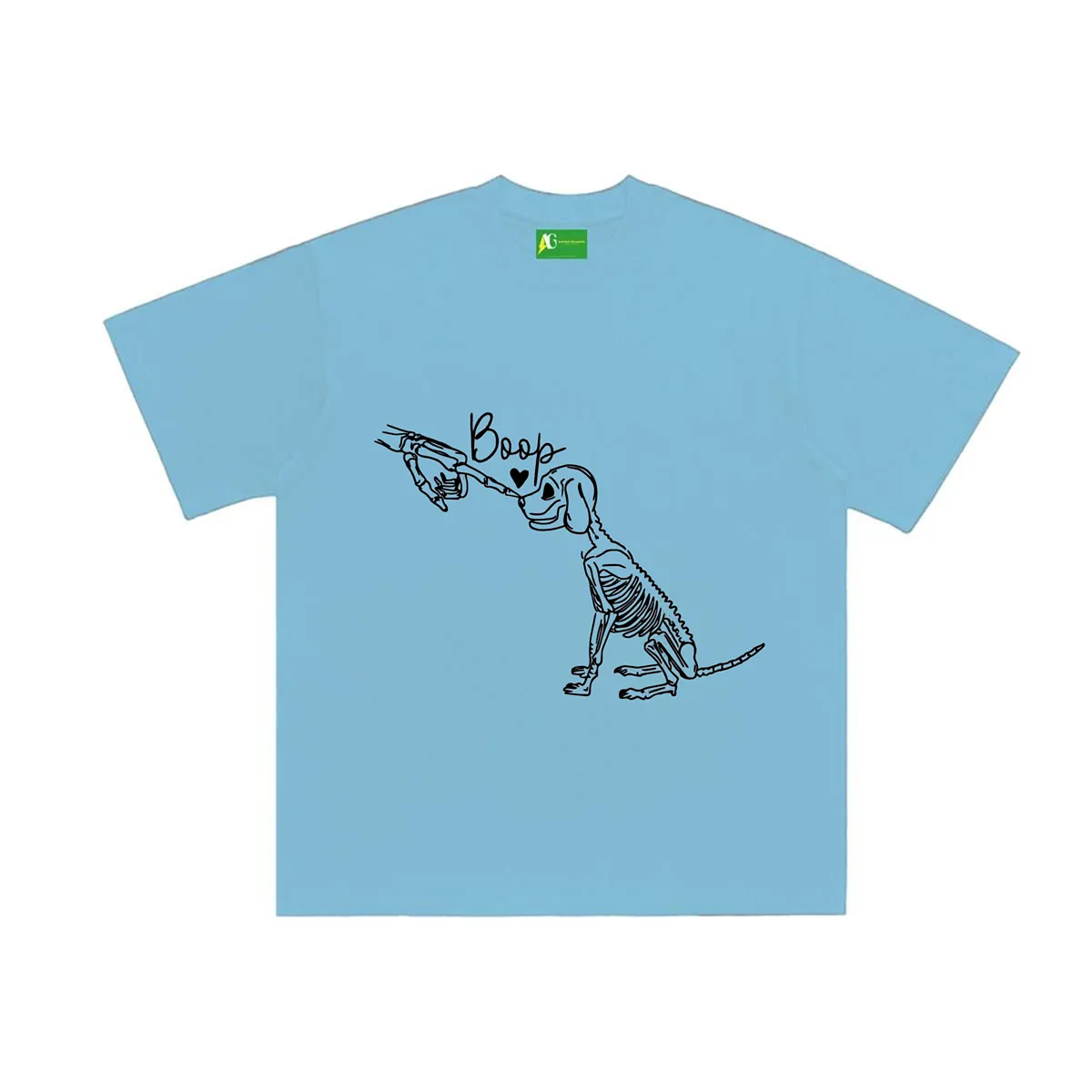 AG  Skeleton  Dog T-shirt