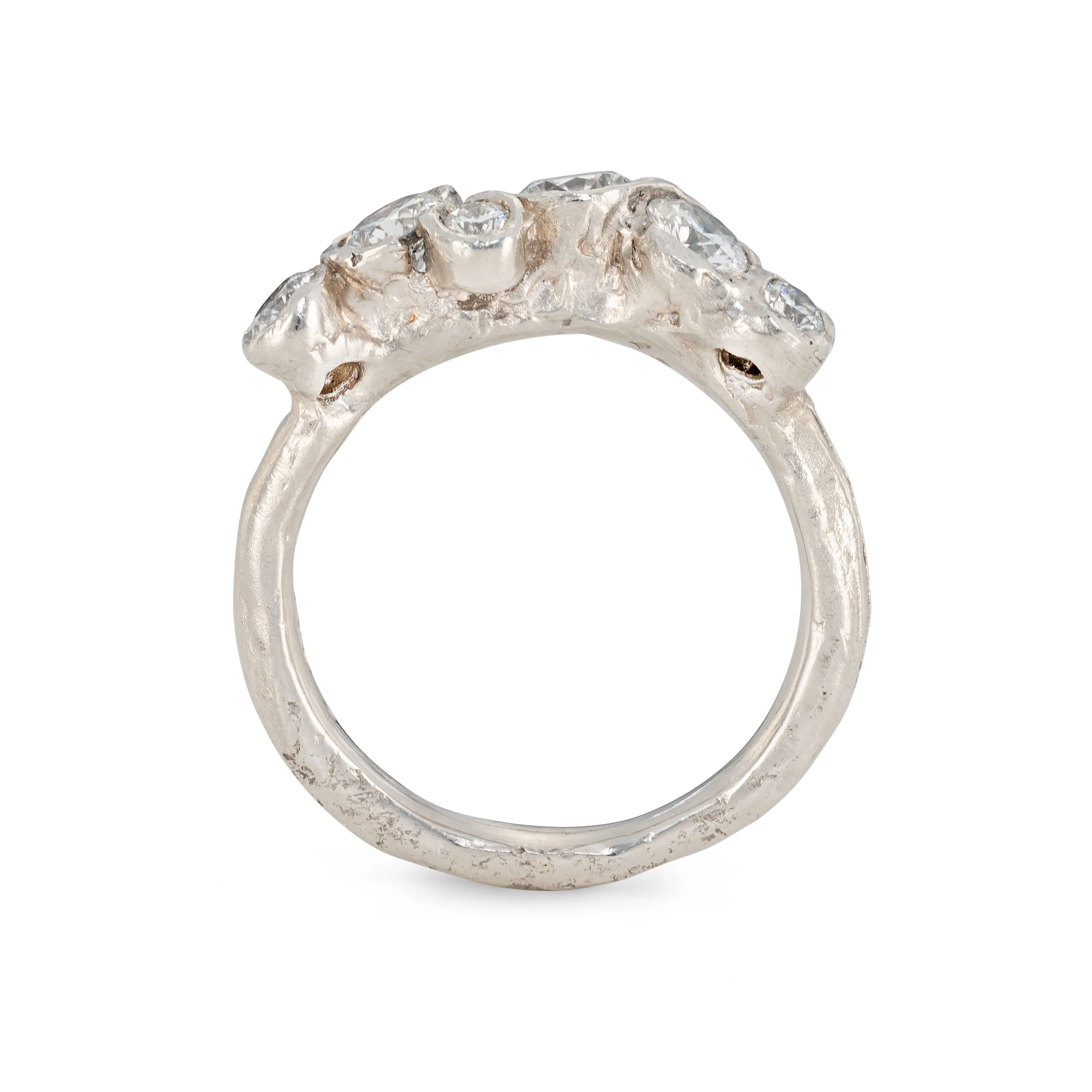 All White Sea Sorrel Ring