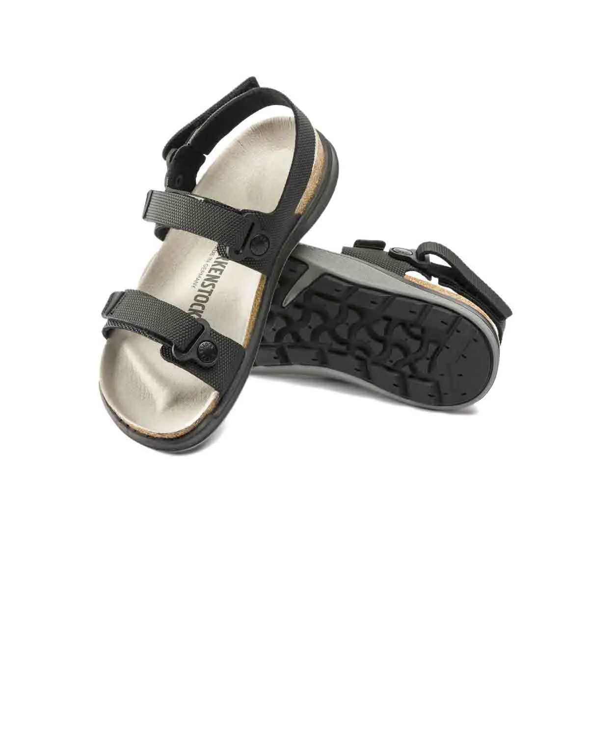 Birkenstock Kalahari Cross Country Birko-Flor Futura Black Sandals