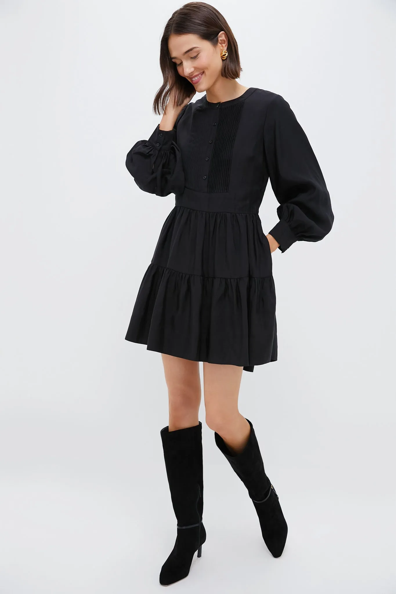 Black Amie Mini Dress