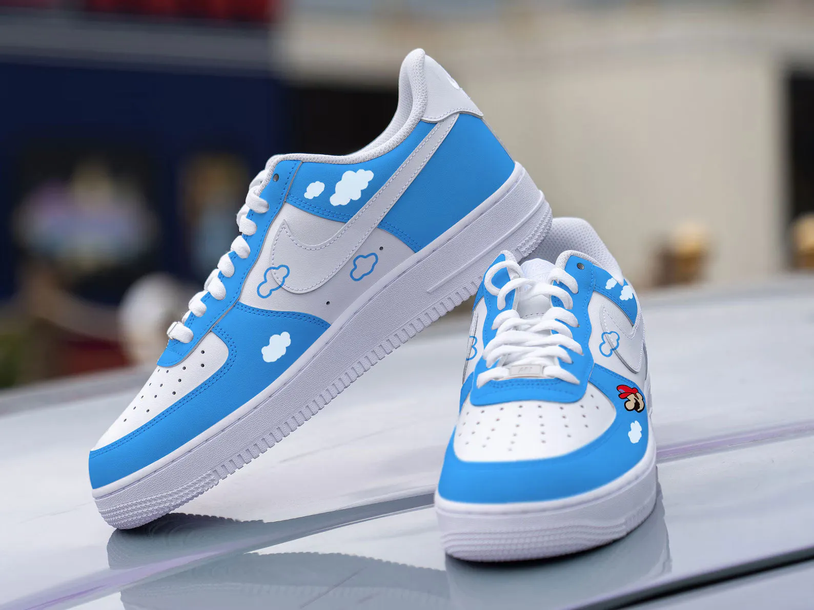 Blue Mario Fun Custom Air Force 1
