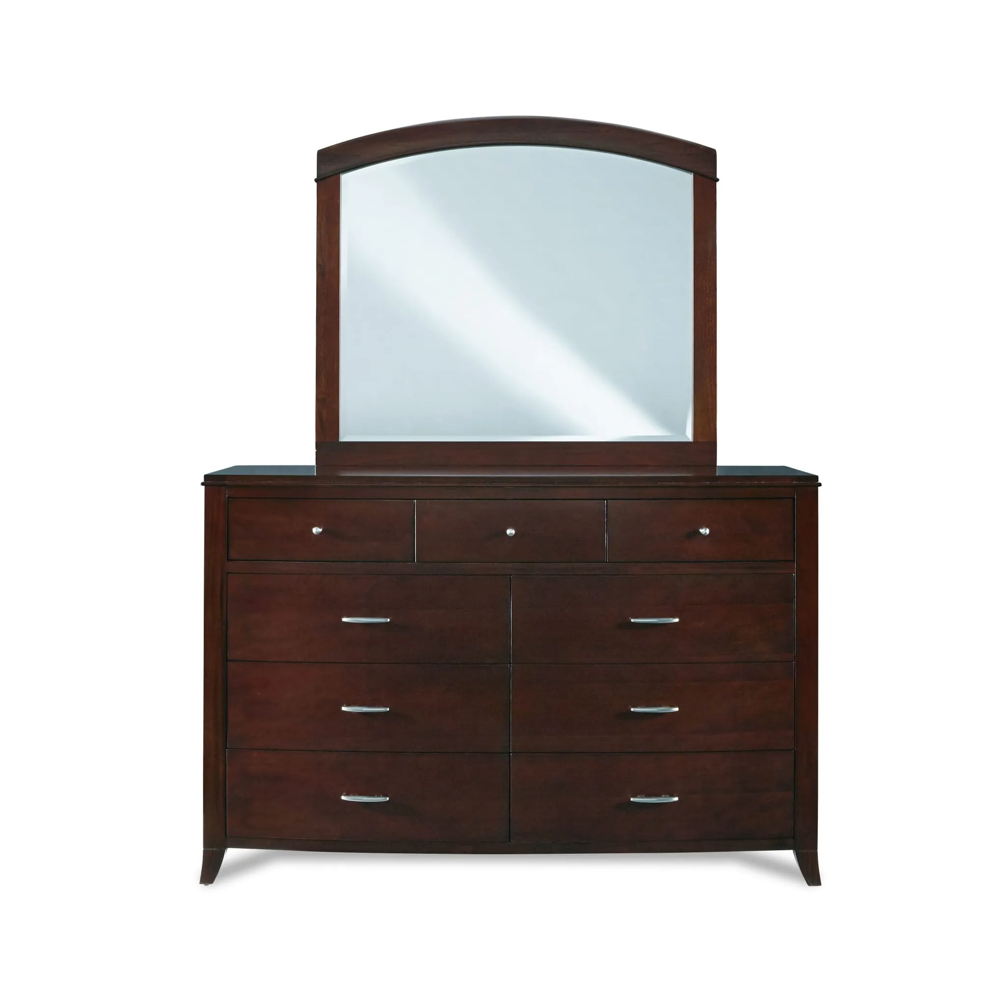 Brighton Nine Drawer Dresser In Cinnamon (2024)