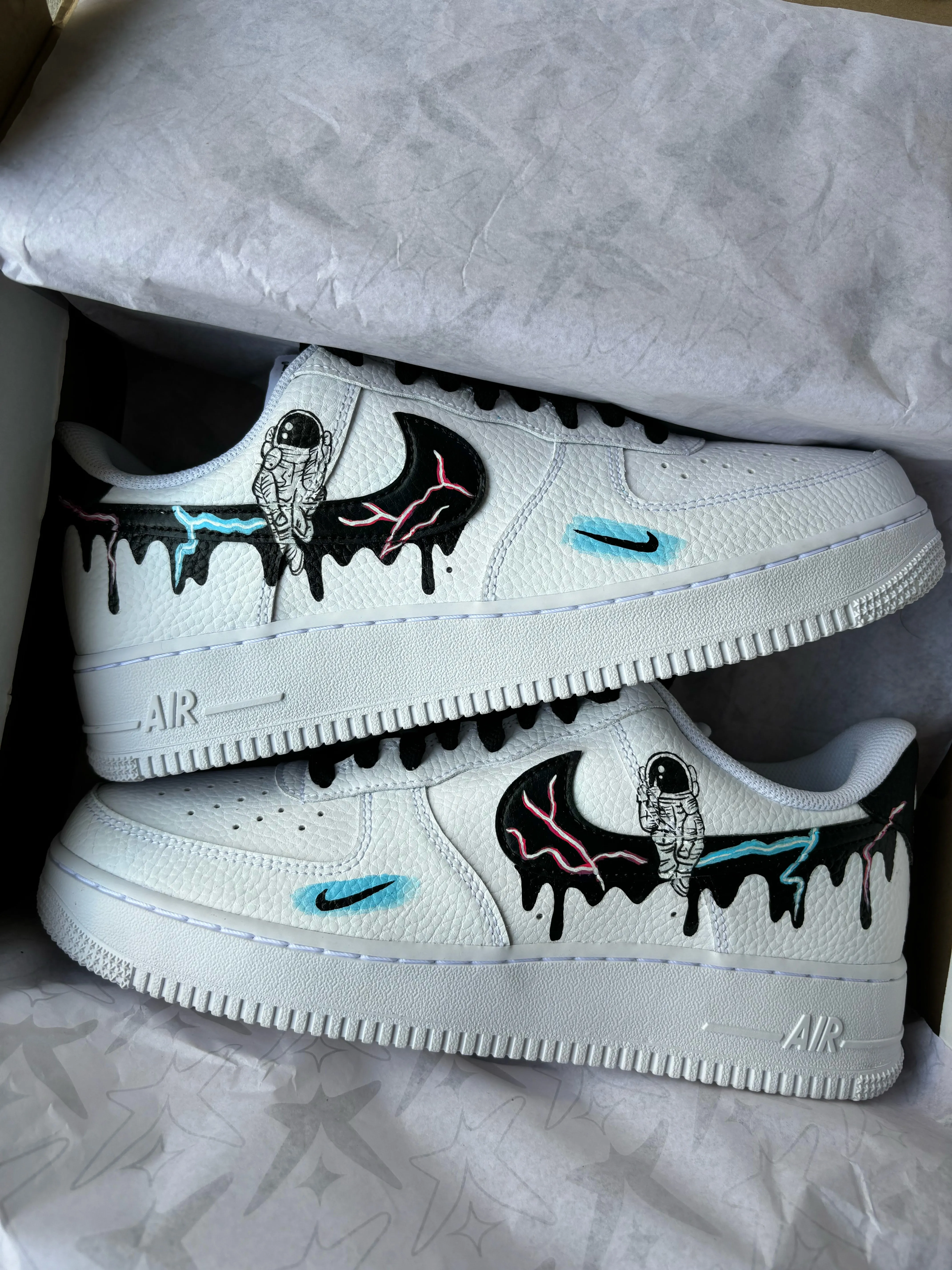 Cyberpunk Astronaut Custom Air Force 1