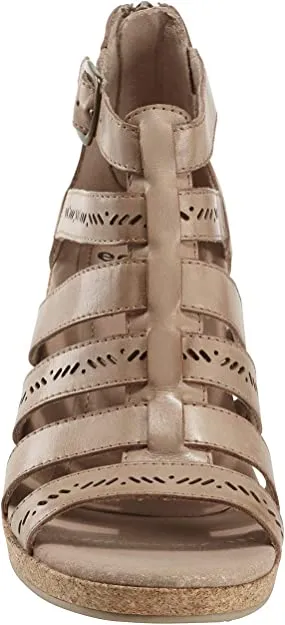 Earth Women's Woodland Sunny Wedge Sandal - Light Pecan 602953WLEA