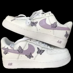 Fantasy Purple butterfly Custom Air Force 1