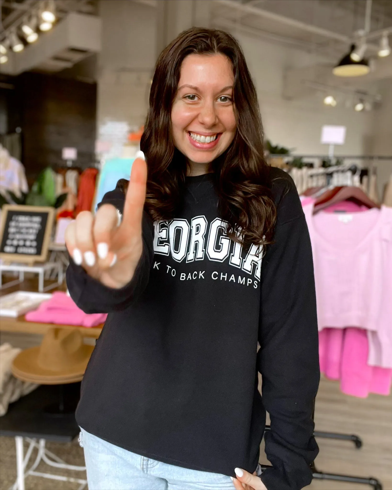 Georgia Back To Back Champs Sweatshirt