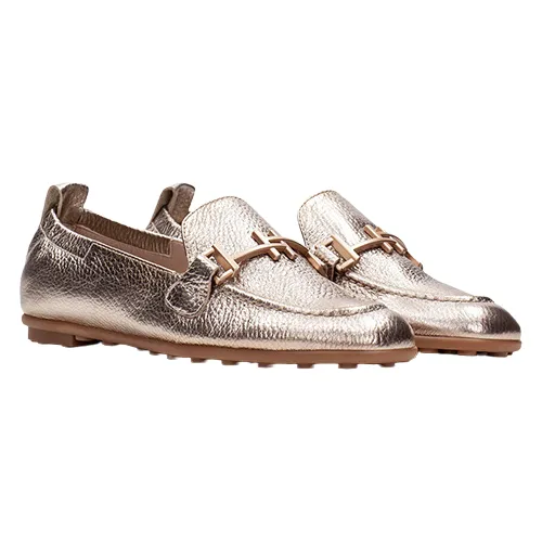 Hispanitas Ladies Loafers - HV254027 - Gold / Metallic