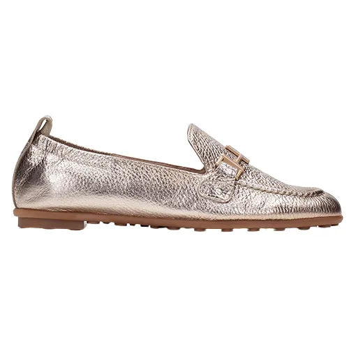Hispanitas Ladies Loafers - HV254027 - Gold / Metallic