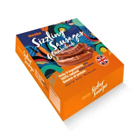Hooba Six Sizzling Cumberland Sausages 270g
