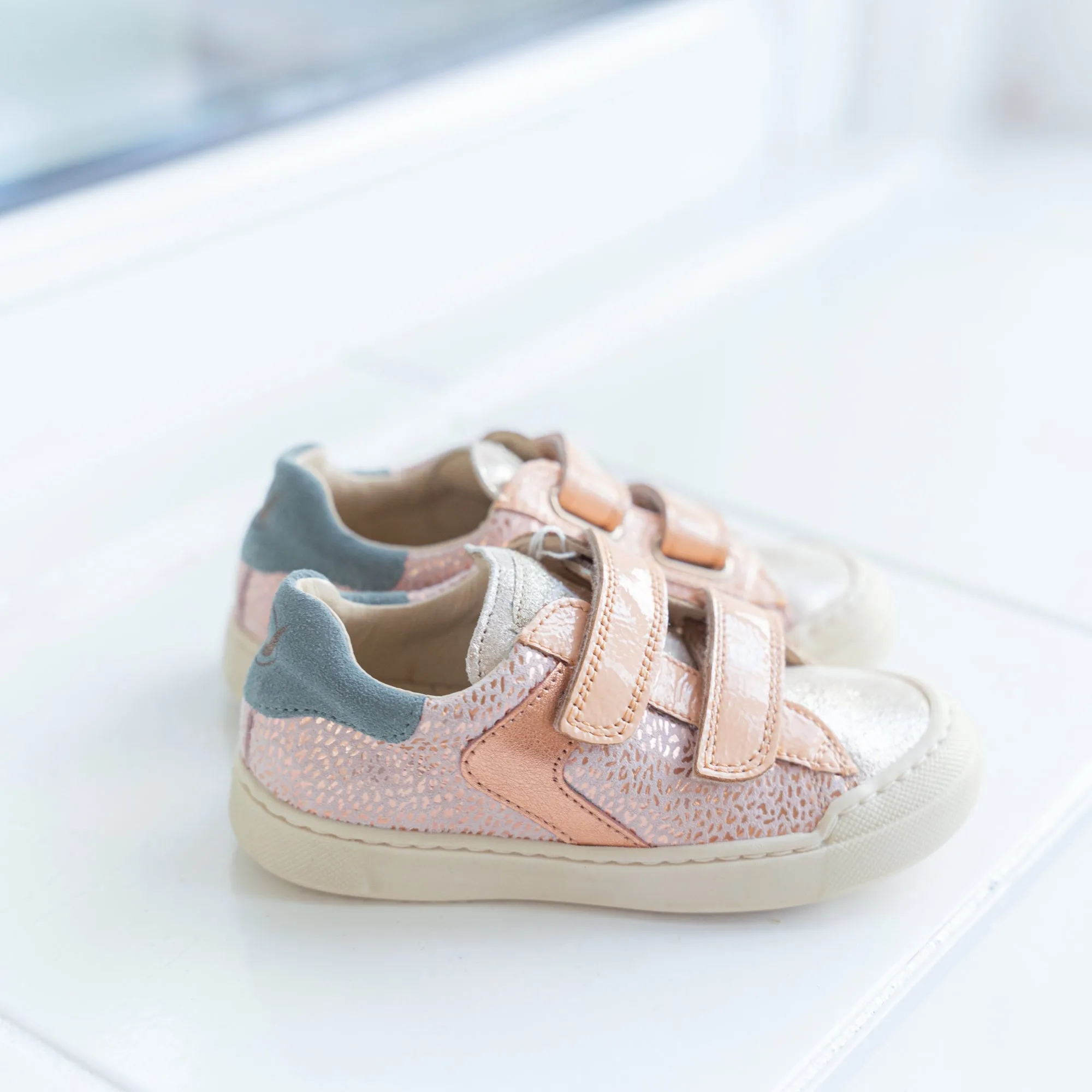 Naturino Clarendon VL Monet/Naplak/ Suede Savage Platinum-Cipria