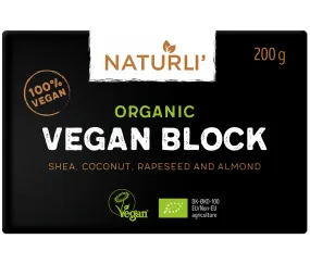 Naturli Organic Vegan Block Alternative to Butter 200g
