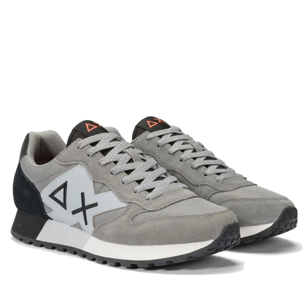 Scarpe Uomo Sun68 Sneakers Jaki Solid Grigio Medio - Z44113