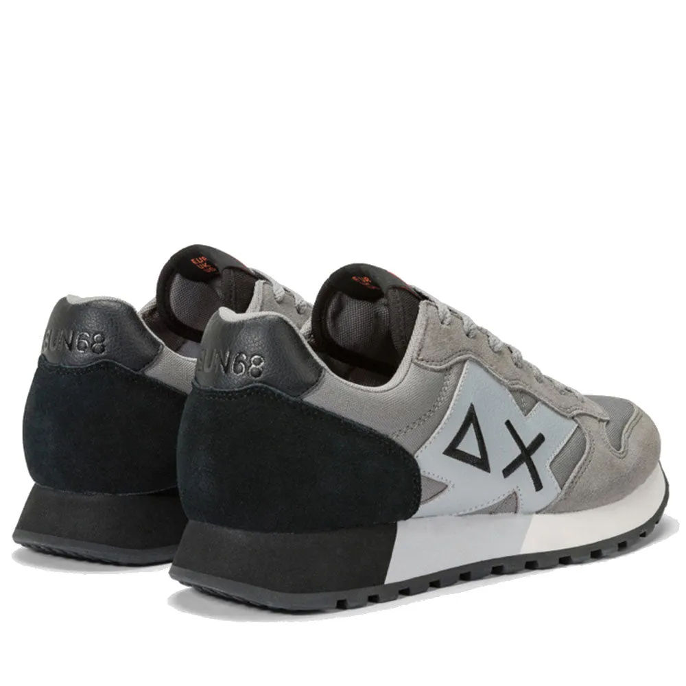 Scarpe Uomo Sun68 Sneakers Jaki Solid Grigio Medio - Z44113