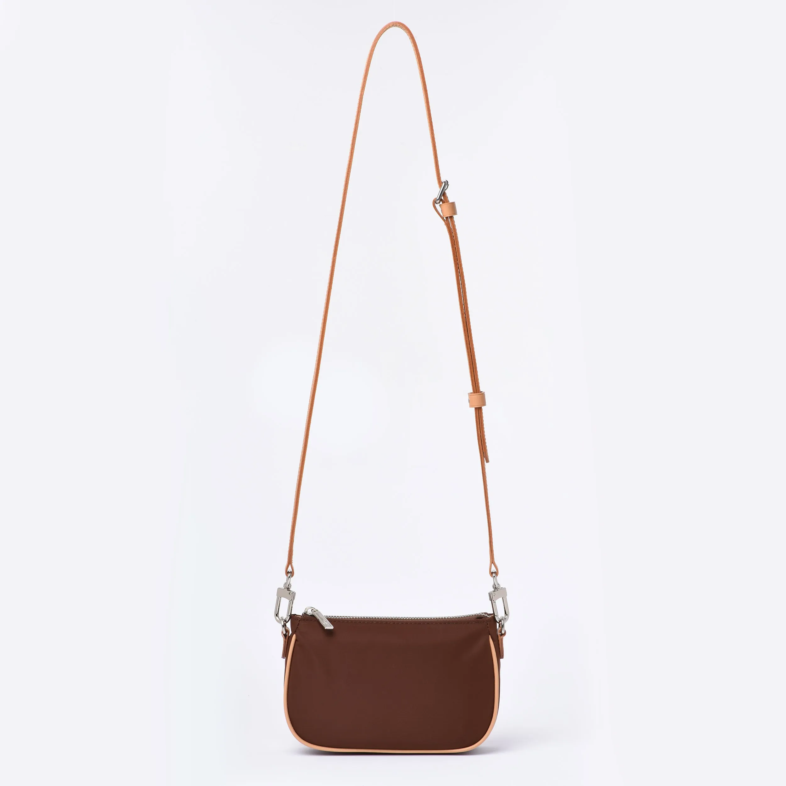 The "URBAN POCHETTE" Nylon and leather Pouch - 3 colors