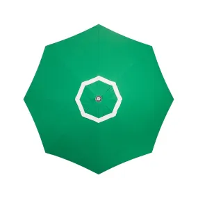 The Resort Market Umbrella - Octagon - Canopy 8' - Border Valance - Canyon Green