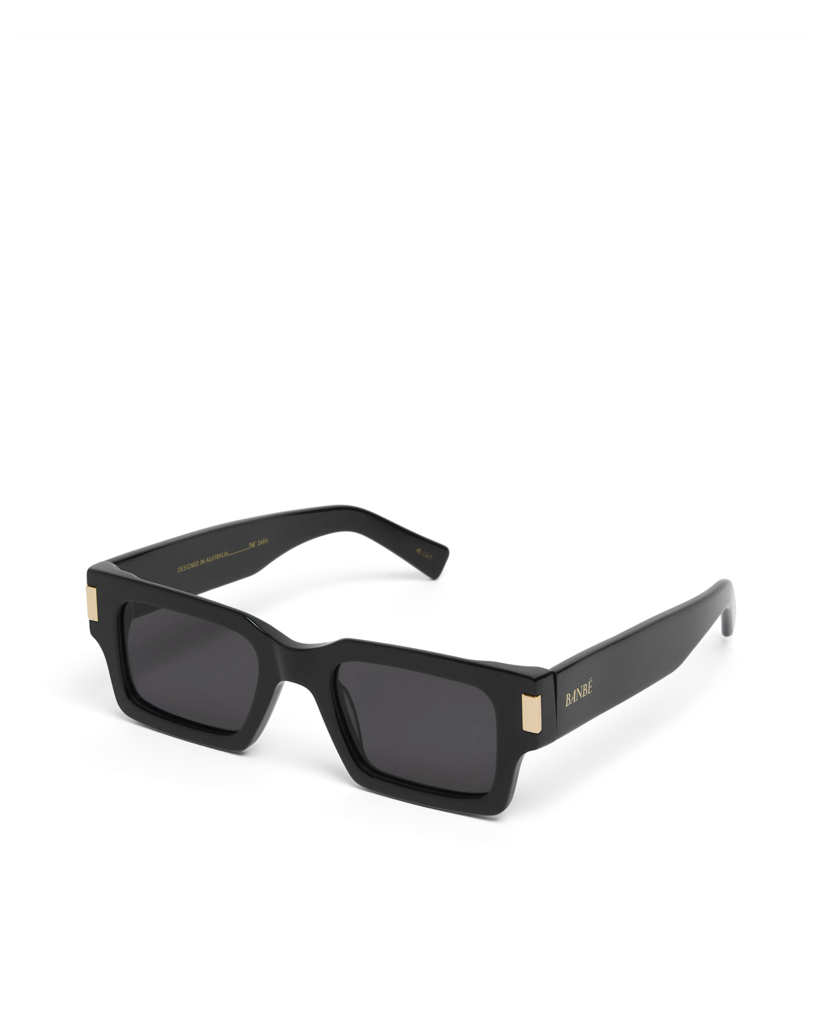 The Sara Sunglasses - Black Jet